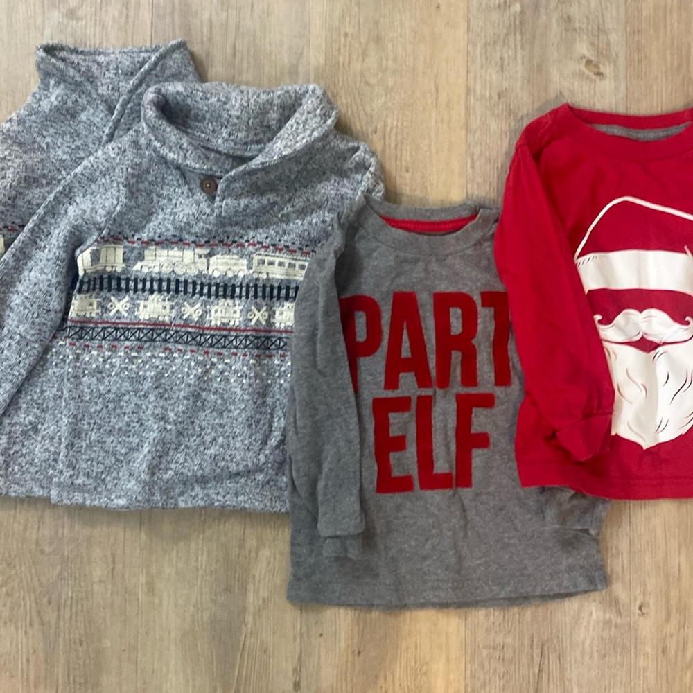 Twin Boys Christmas/Holiday Bundle 18M-2T